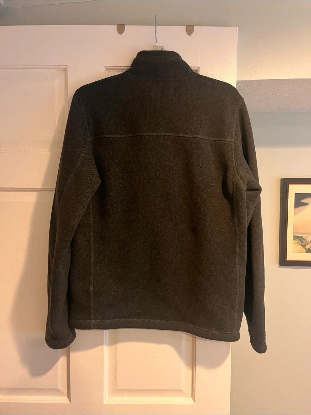 The North Face Dark Charcoal Quarter-Zip Fleece Pullover